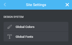 Elementor Design System