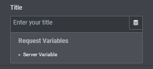 Dynamic tag example - groups
